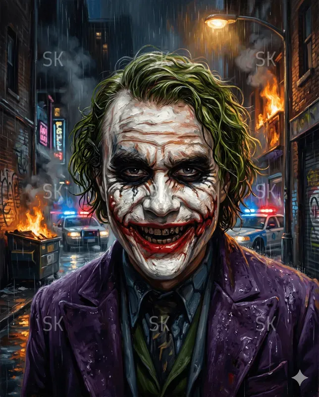 Cinematic Caricature Portrait Paintings