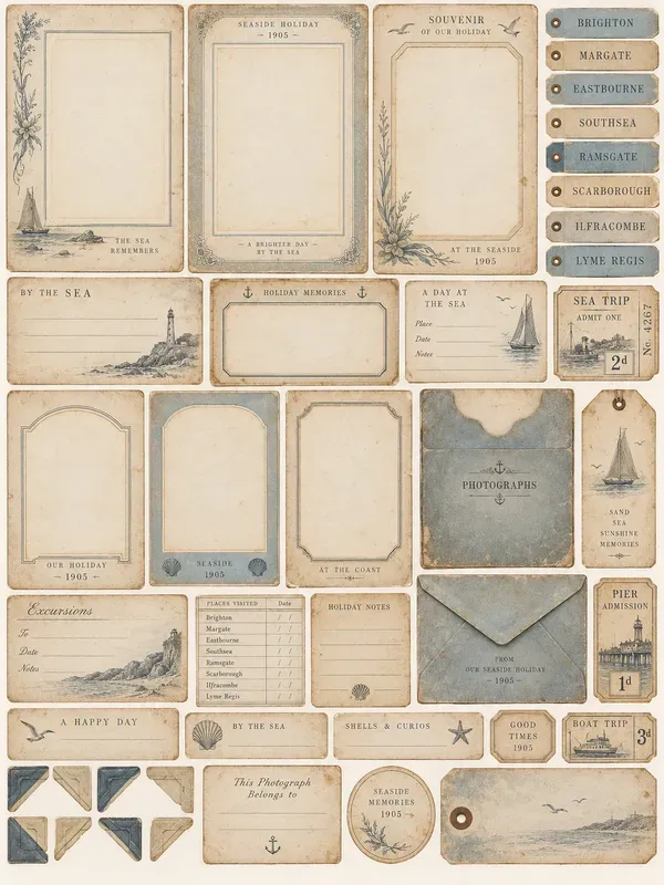 Vintage Photo Archive Ephemera