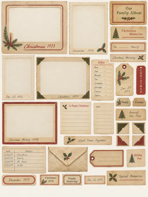 Vintage Photo Archive Ephemera