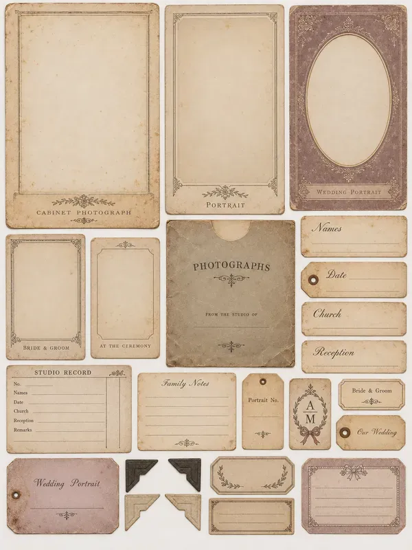 Vintage Photo Archive Ephemera