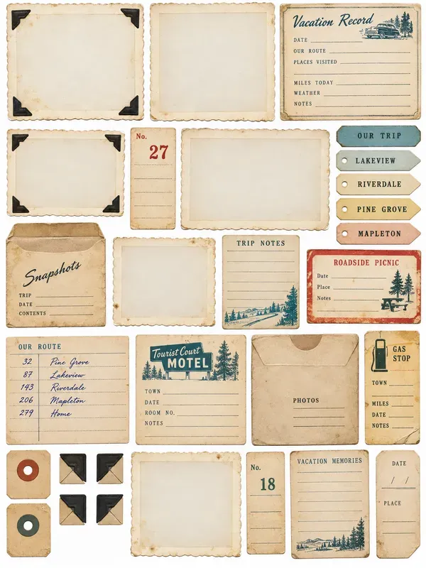 Vintage Photo Archive Ephemera