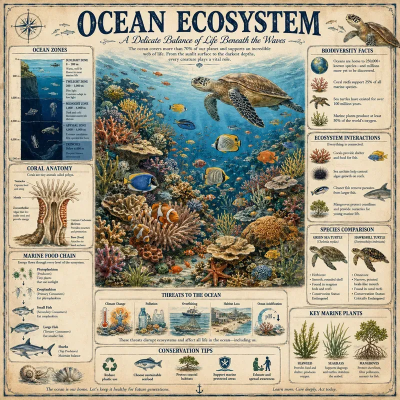 Vintage Educational Infographic Sets
