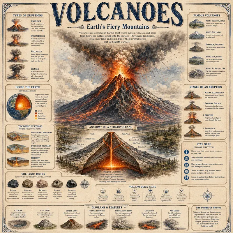Vintage Educational Infographic Sets