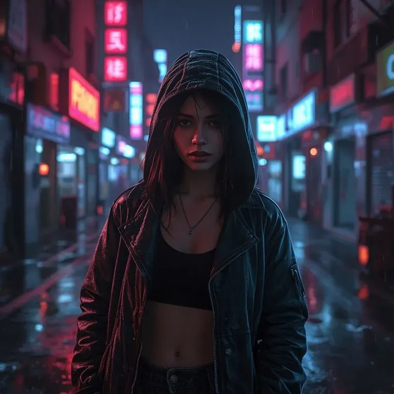 Cyberpunk City Portrait Generator