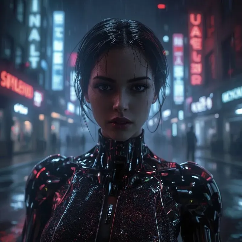Cyberpunk City Portrait Generator