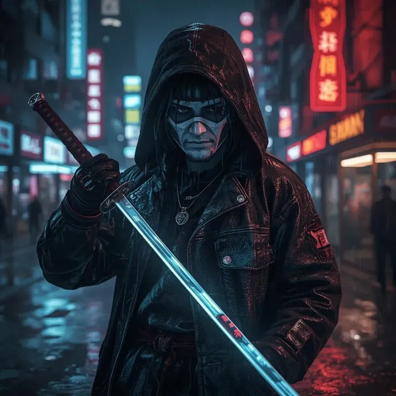 Cyberpunk City Portrait Generator