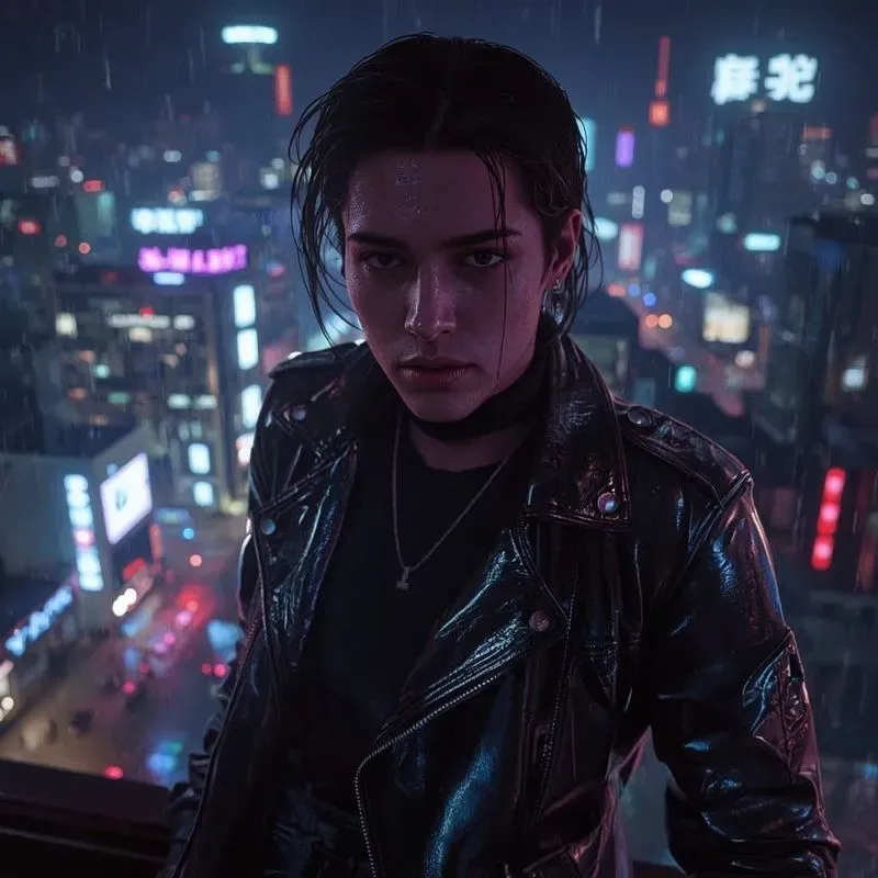 Cyberpunk City Portrait Generator