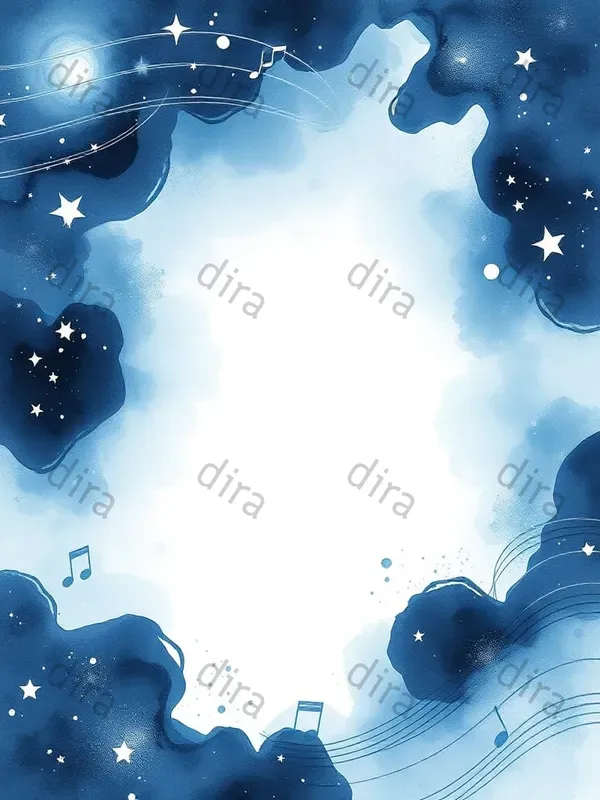 Watercolor Galaxy Waves Journal Designs