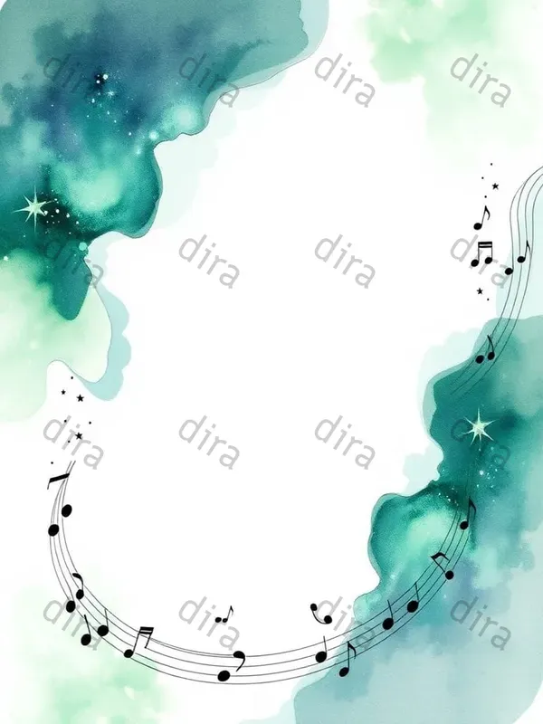 Watercolor Galaxy Waves Journal Designs