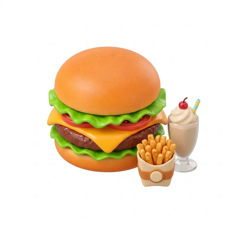 3D Gourmet Food Miniatures