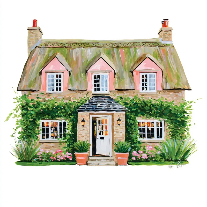 Watercolor Architecture Clipart