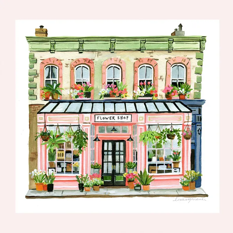 Watercolor Architecture Clipart