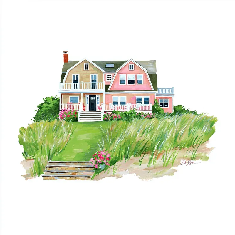 Watercolor Architecture Clipart
