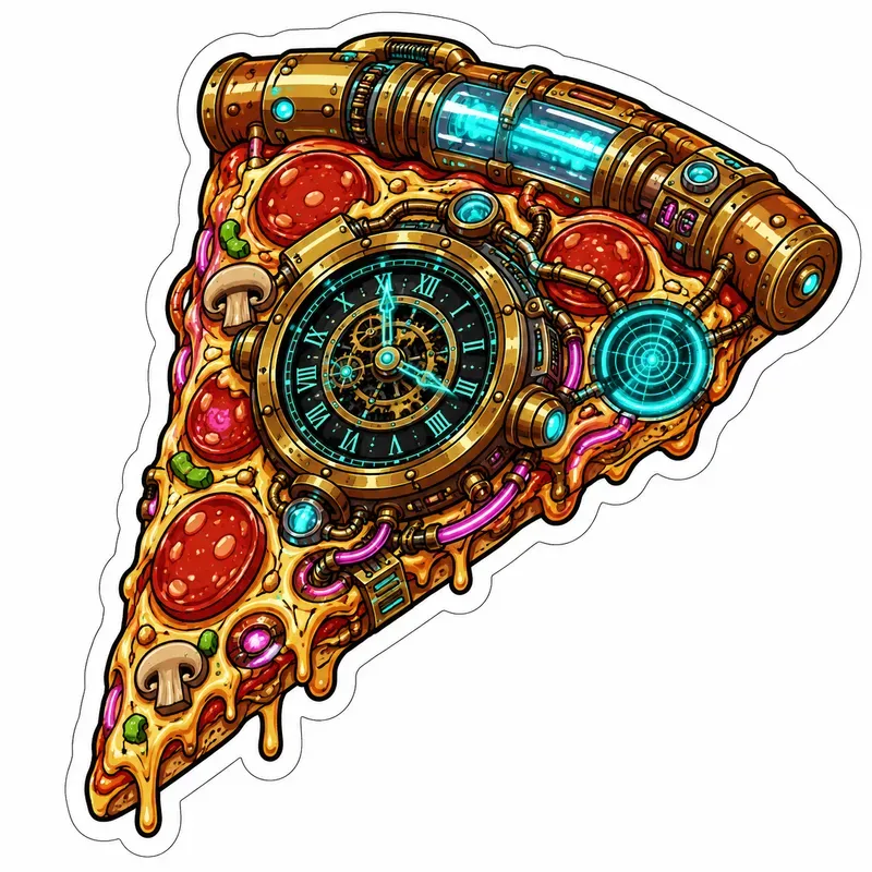 Retrocyber 2D Sticker Generator