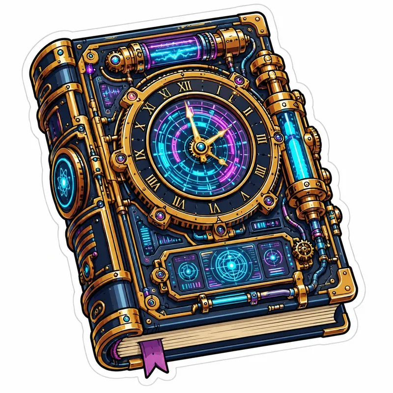 Retrocyber 2D Sticker Generator