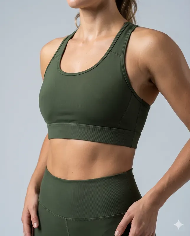Cropped Model Apparel Mockups