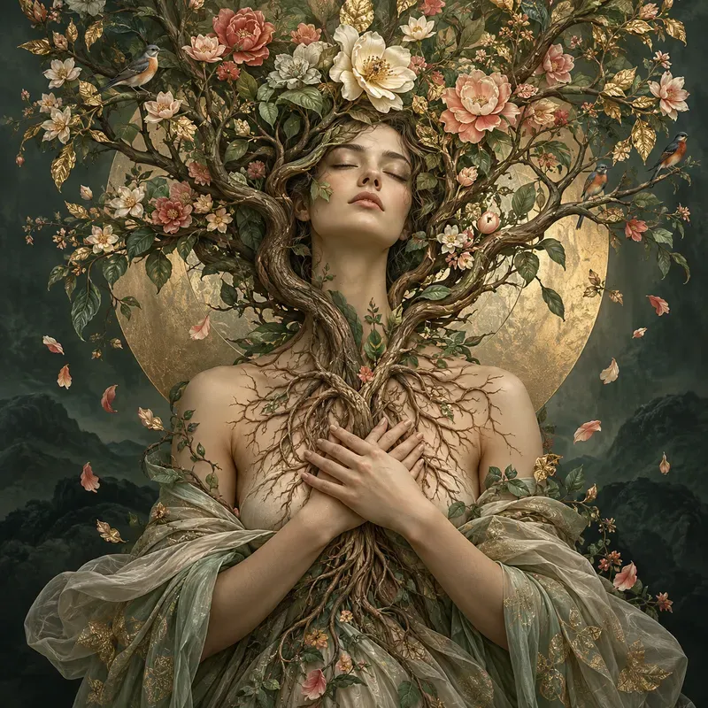 Surreal Human Metamorphoses Symbolics