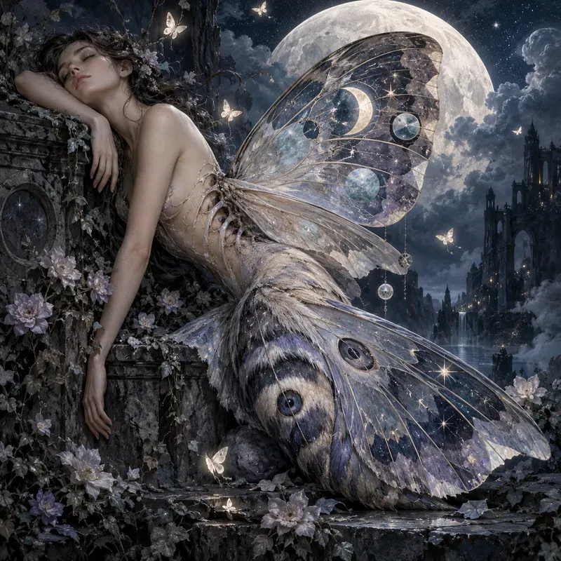 Surreal Human Metamorphoses Symbolics