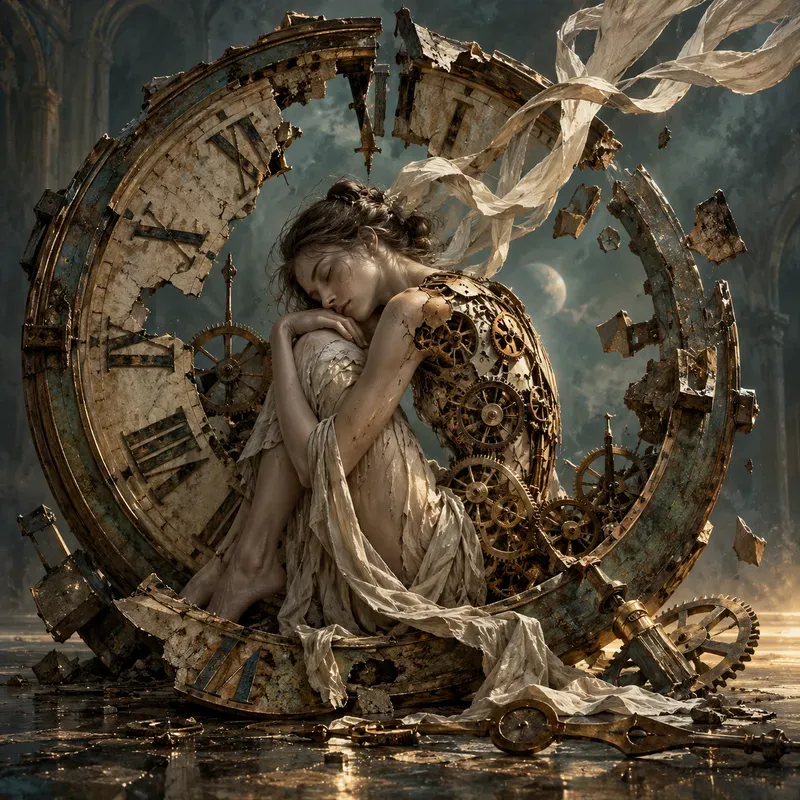 Surreal Human Metamorphoses Symbolics