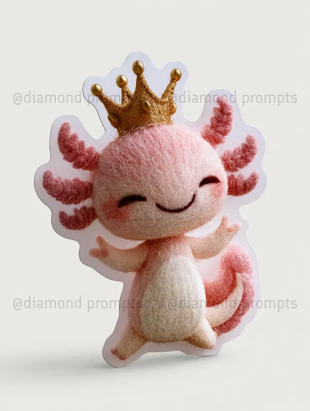 3D Needlefelted Woollen Stickers