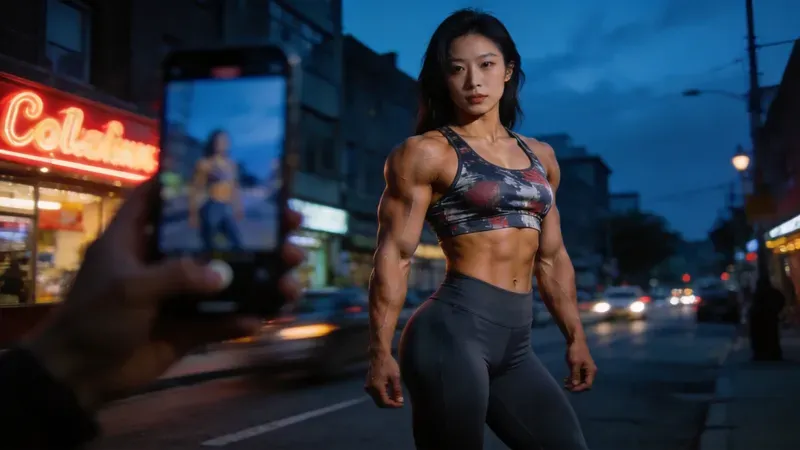Hypermuscular Fitness Influencer Ais