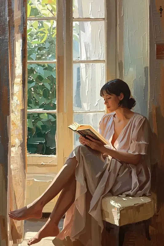 Elegant Slow Life Impasto Oil Paintings