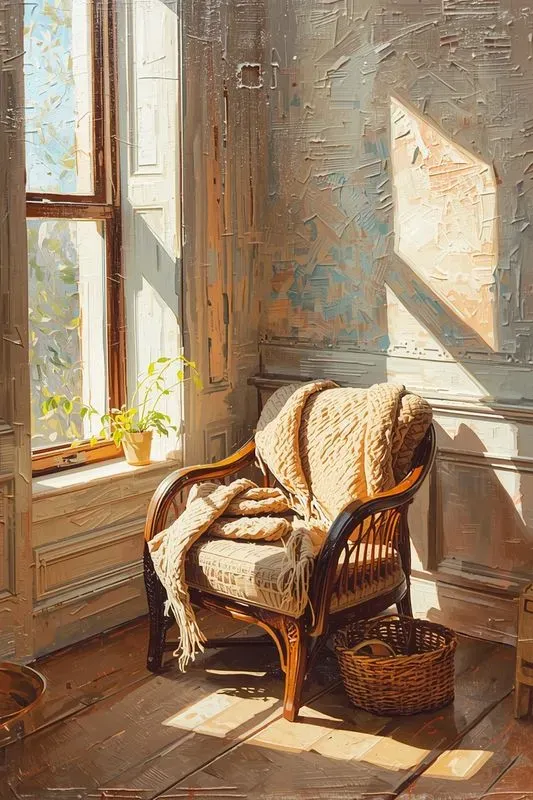 Elegant Slow Life Impasto Oil Paintings