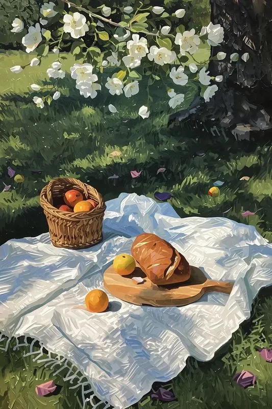 Elegant Slow Life Impasto Oil Paintings