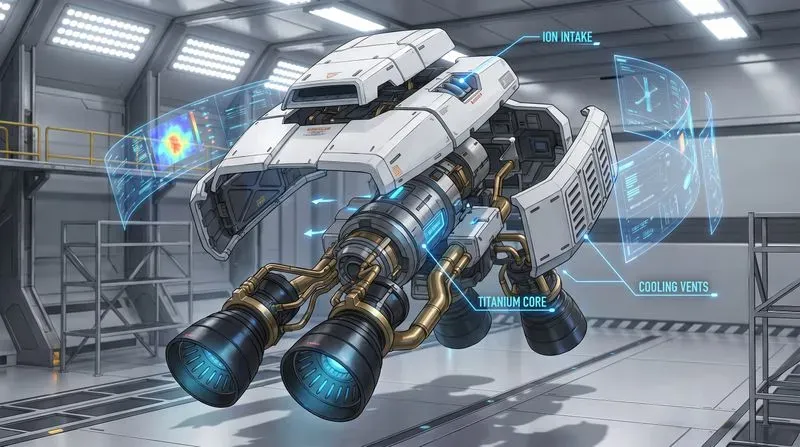 Exploded 3D Mechaweapon UIs