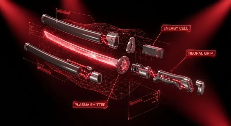 Exploded 3D Mechaweapon UIs