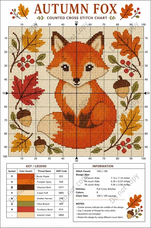 Cross Stitch Chart Pattern Pages
