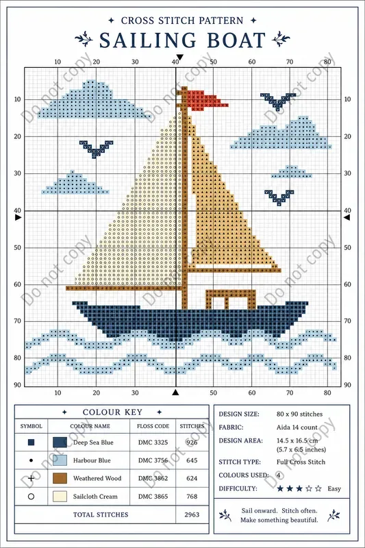 Cross Stitch Chart Pattern Pages