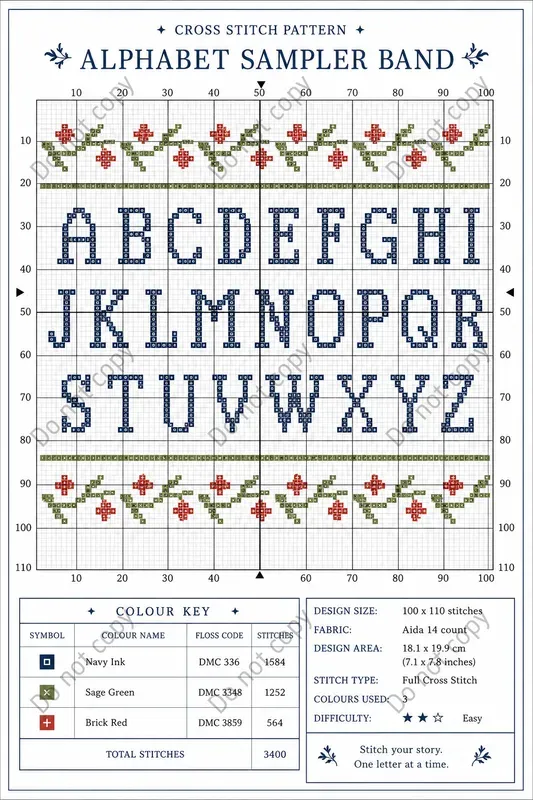 Cross Stitch Chart Pattern Pages