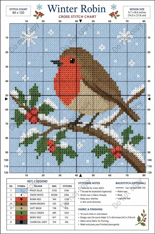 Cross Stitch Chart Pattern Pages