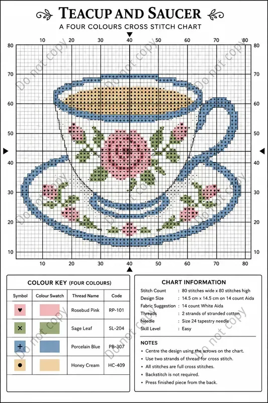 Cross Stitch Chart Pattern Pages