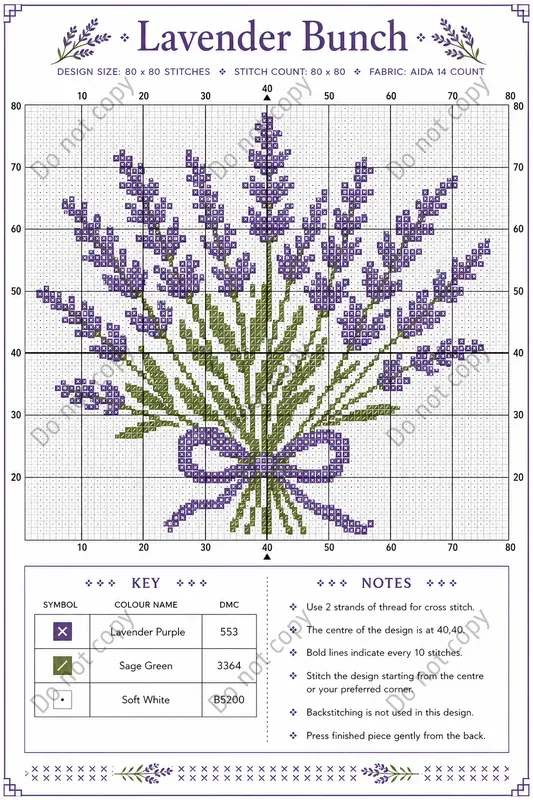 Cross Stitch Chart Pattern Pages