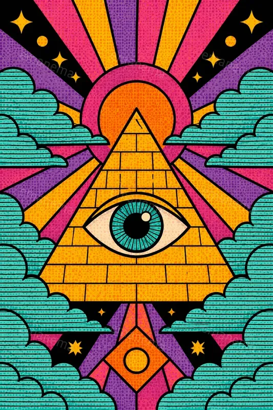 Psychedelic Retro Pop Illustrations