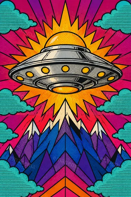 Psychedelic Retro Pop Illustrations