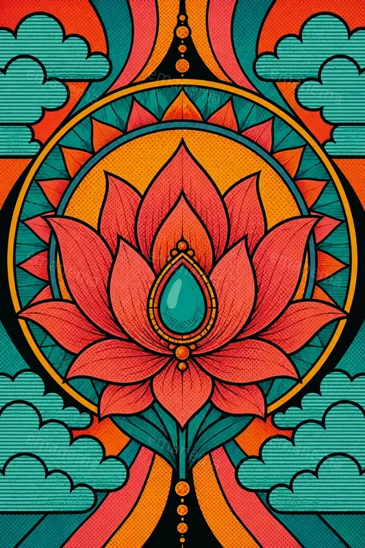 Psychedelic Retro Pop Illustrations