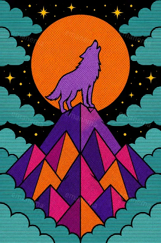 Psychedelic Retro Pop Illustrations