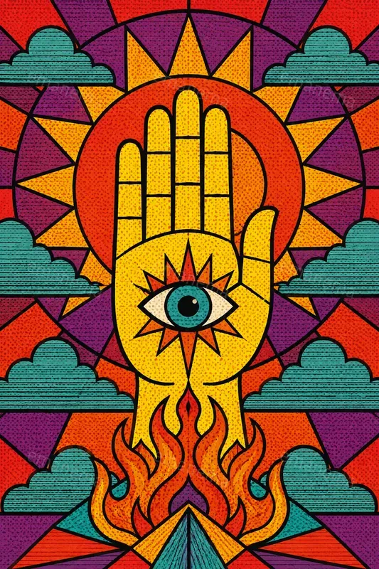 Psychedelic Retro Pop Illustrations