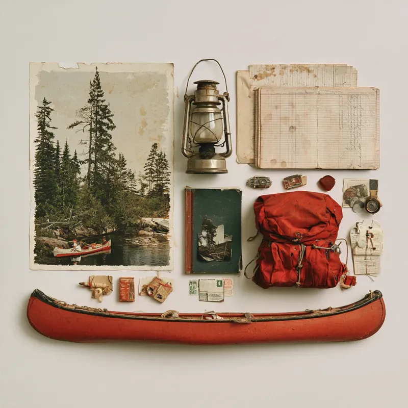 Nostalgic Summer Camp Keepsake Ephemera