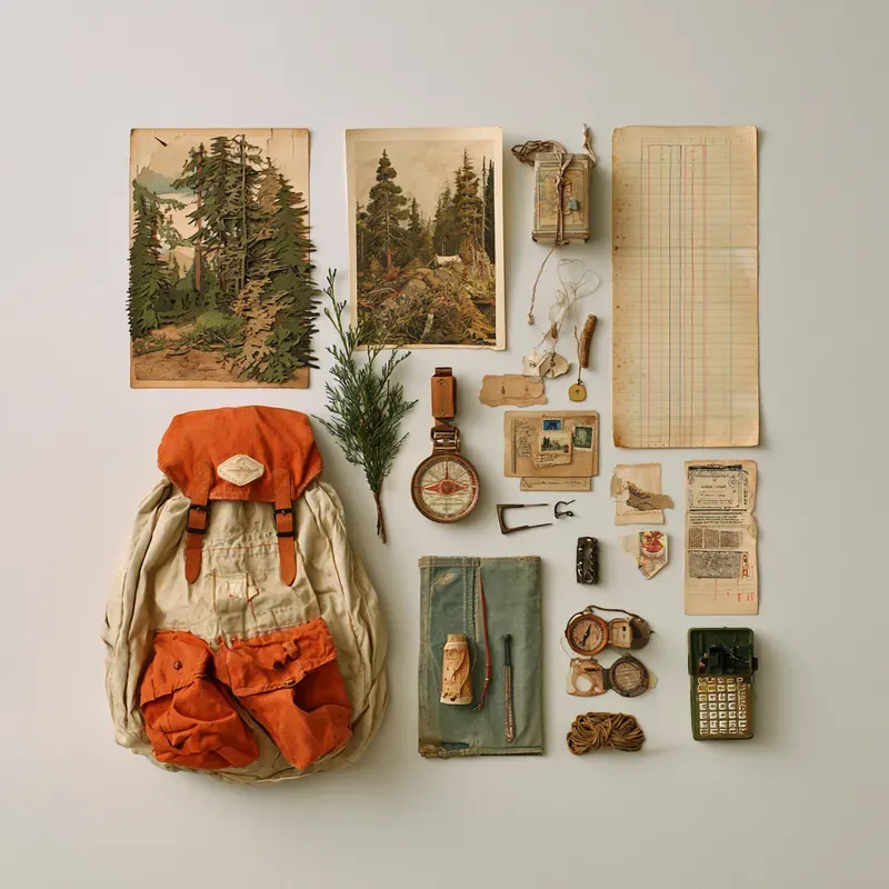 Nostalgic Summer Camp Keepsake Ephemera