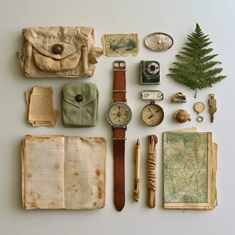 Nostalgic Summer Camp Keepsake Ephemera