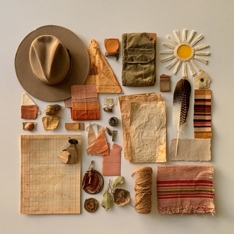 Nostalgic Summer Camp Keepsake Ephemera