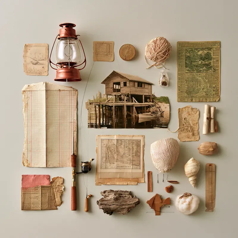 Nostalgic Summer Camp Keepsake Ephemera