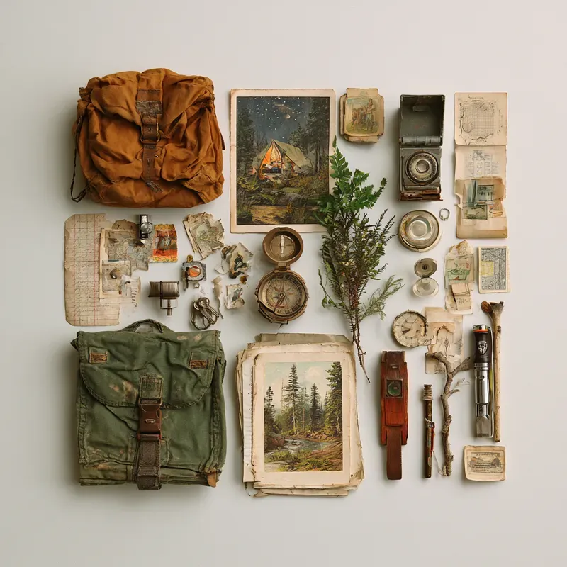 Nostalgic Summer Camp Keepsake Ephemera