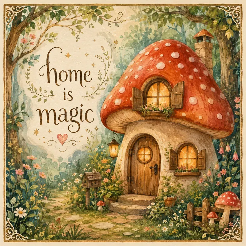 Whimsical Cozy Storybook Posters