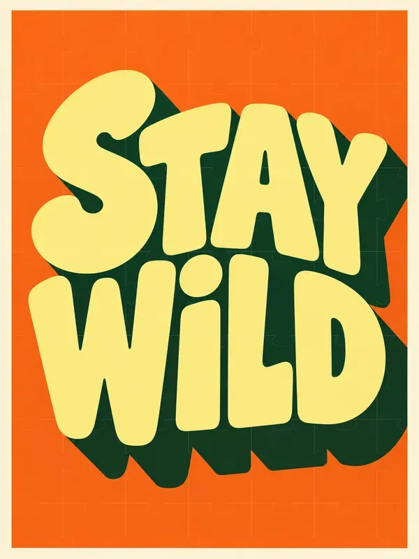 Retro Typography Posters