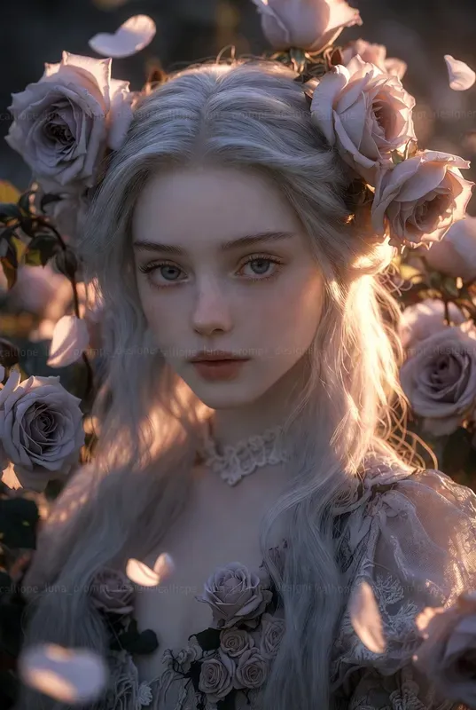 Romantic Victorian Rose Garden Portraits